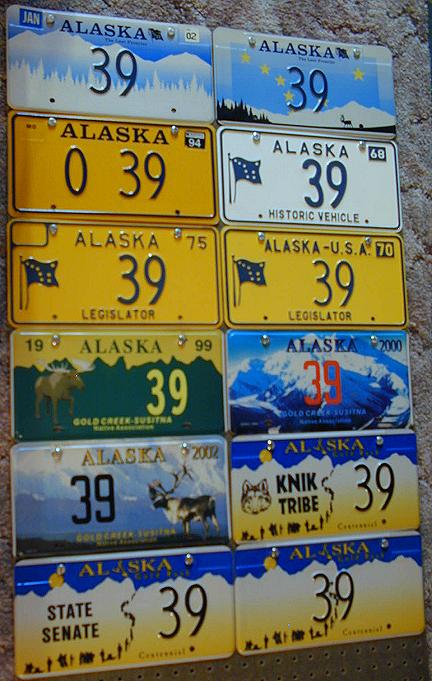 Alaska 39 plates